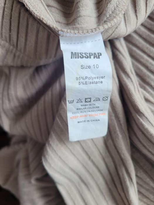 Świetnie spodnie z szeroką nogawką Misspap M