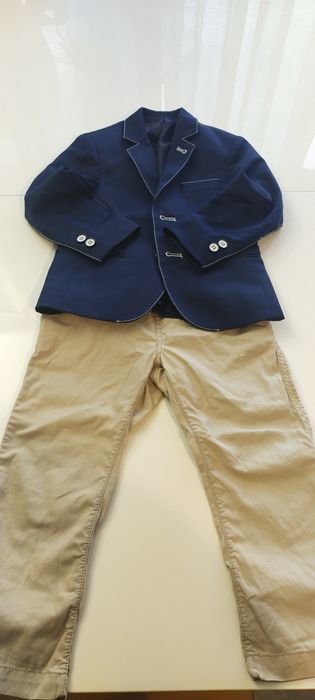 Garnitur spodnie+marynarka hm 92-98