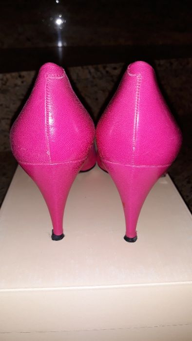 Różowe Buty damskie ROLAND CARTIER skóra naturalna r. 39 styl vintage