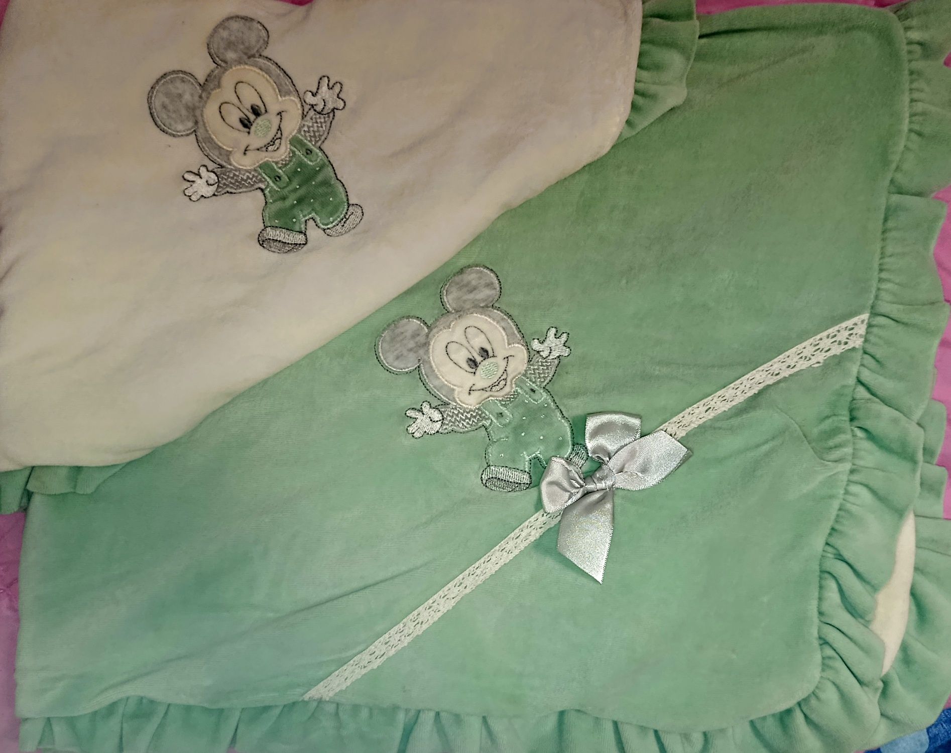 Conjunto babygrow mais mantinha do Mickey