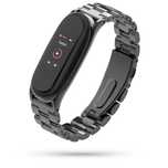 Bransoleta Stainless Do Xiaomi Mi Band 5 / 6 Black