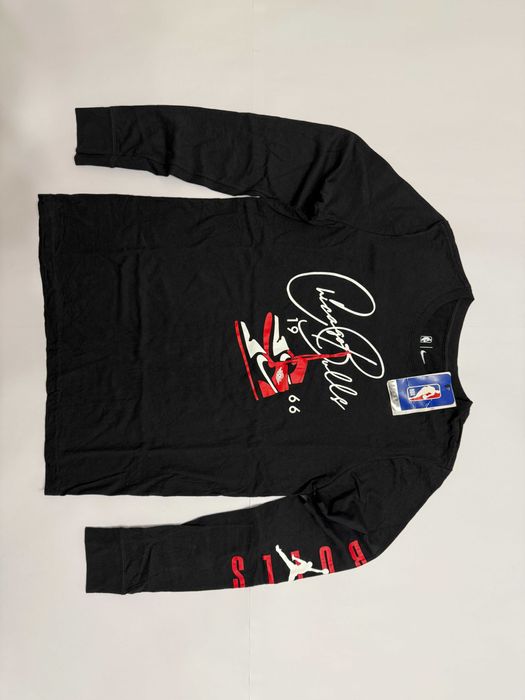 Лонгслів, кофта Nike NBA Chicago Bulls Jordan 1 Graphic (оригінал)