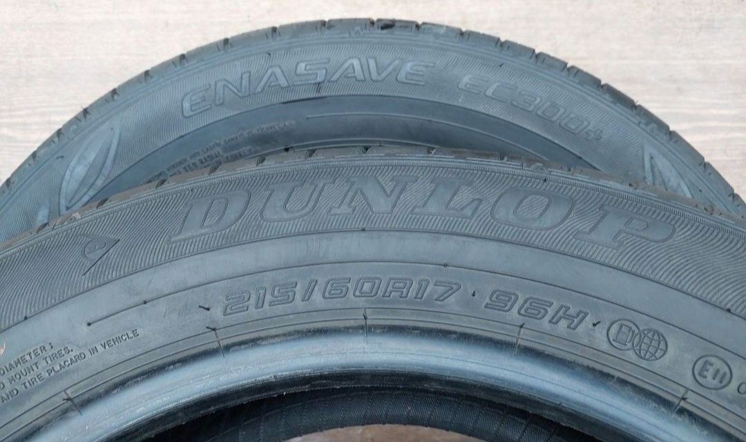 Шини 4шт r17  215-60  Dunlop  2022рік