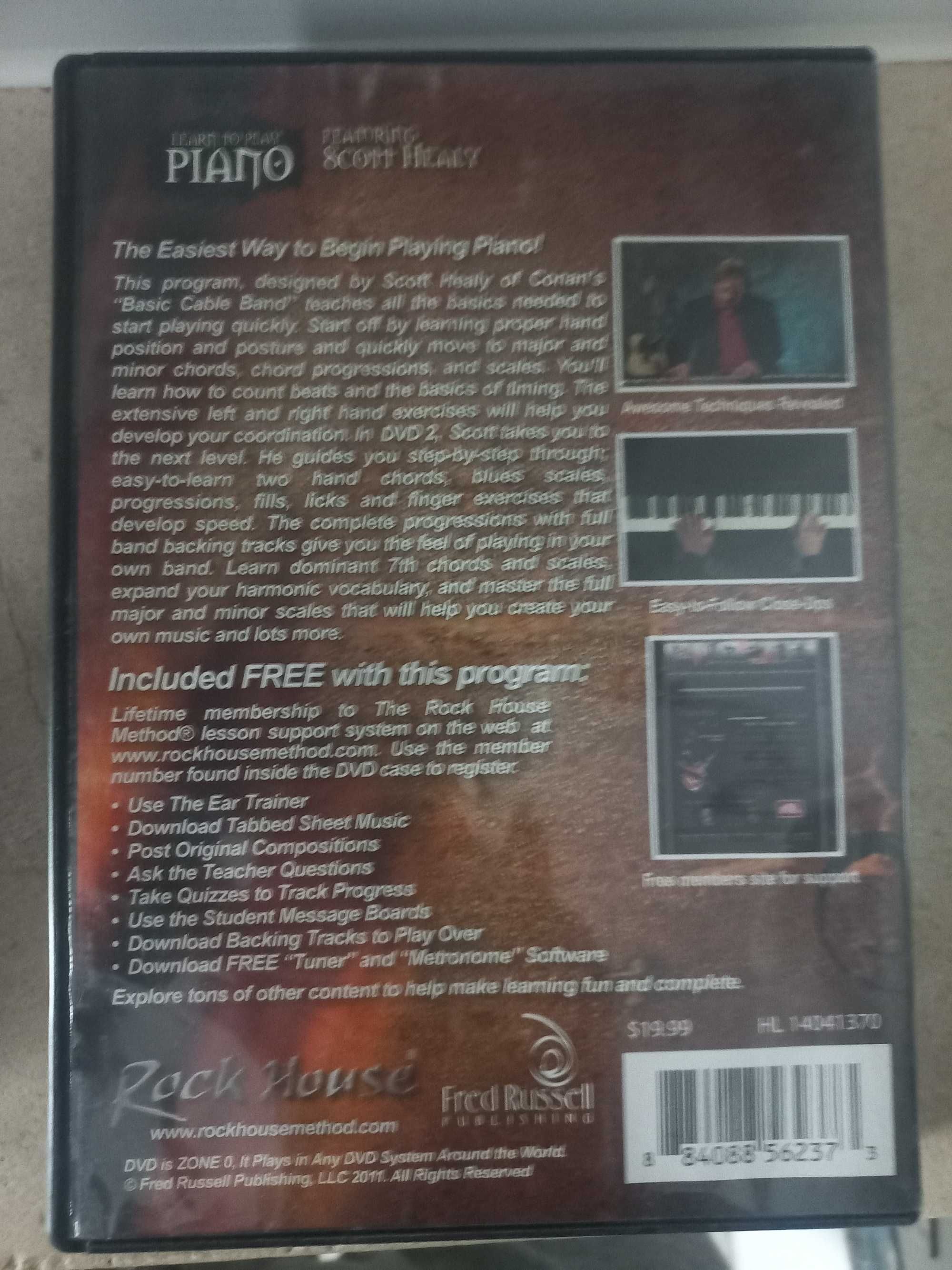 DVD Learn to Play Piano - A Complete Course NOVO