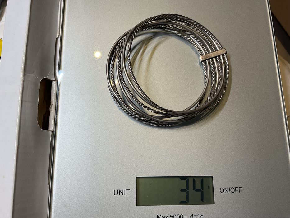 Pulsieras em prata Sete Escravas, antigas