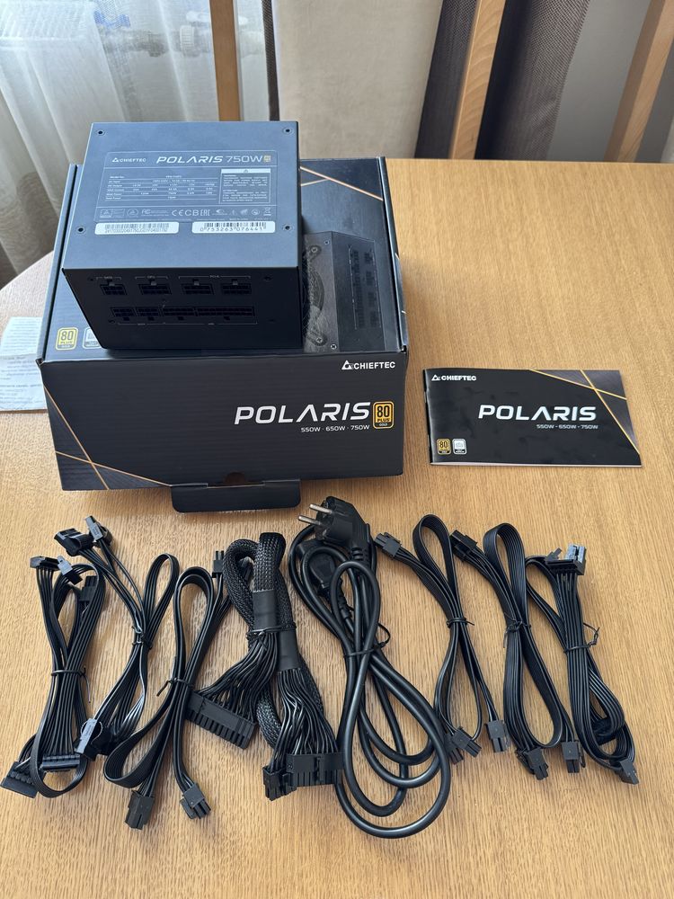 ОФІЦІЙНА ГАРАНТІЯ | Chieftec Polaris 750W 80+ Gold | Куплений 01.06.25