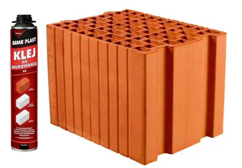 Pustak cegła Porotherm szlifow. 18.8 PW Ceramika Podkarpacka +dost.HDS