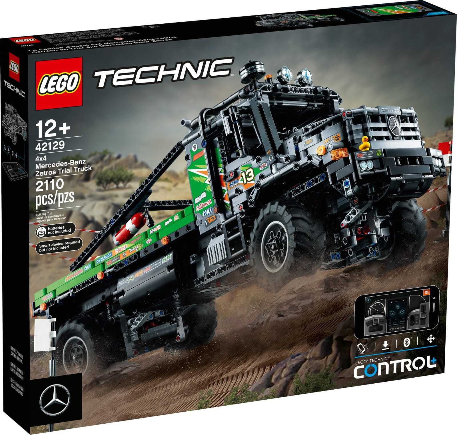 *Nowe* Lego Zdalnie Sterowane Mercedes Zetros z napędem 4x4 - 42129