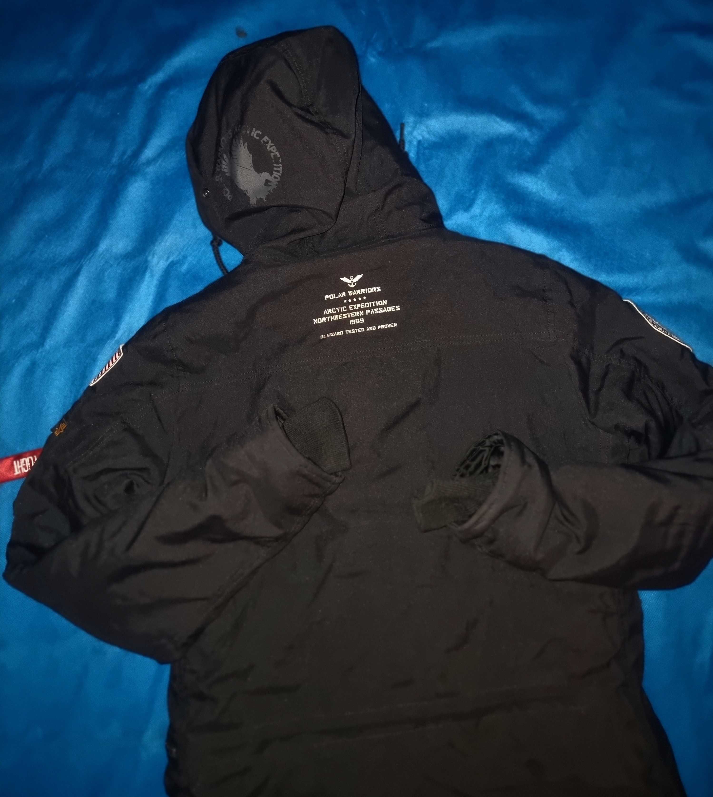 Alpha Industries N-3B Arctic Polar Jacket Parka Kurtka Zimowa Damska S