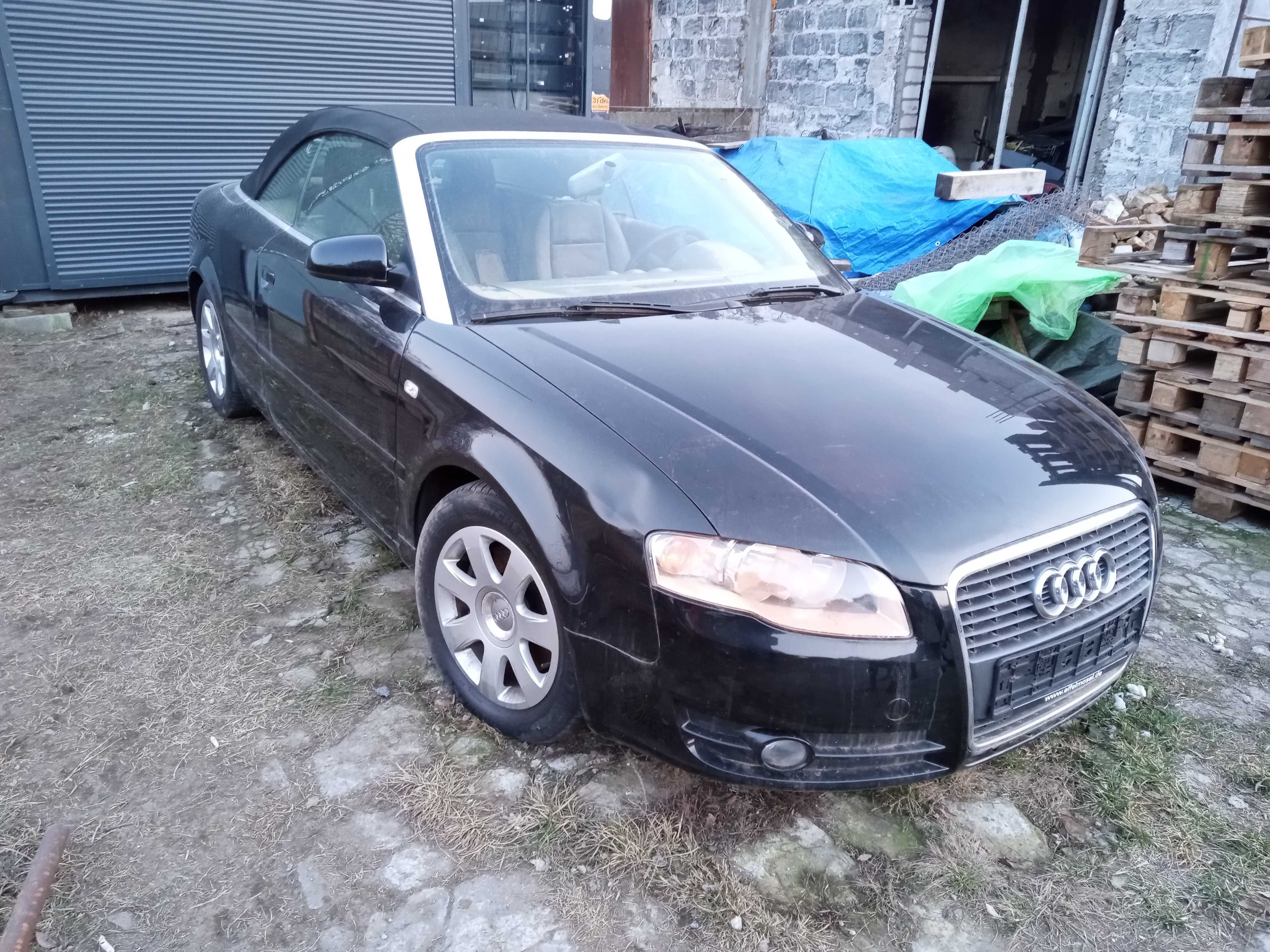 Audi a4 Cabrio 1.8T serwis 80.000km karoseria buda