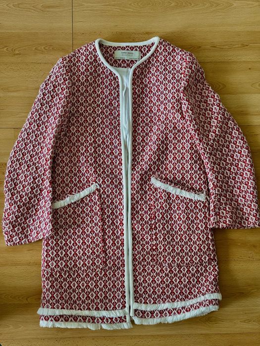 Zara marynarka boho na podszewce