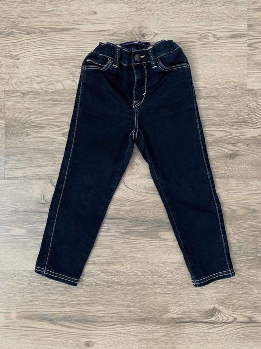 Синие стрейч джинсы джеггинсы levis
