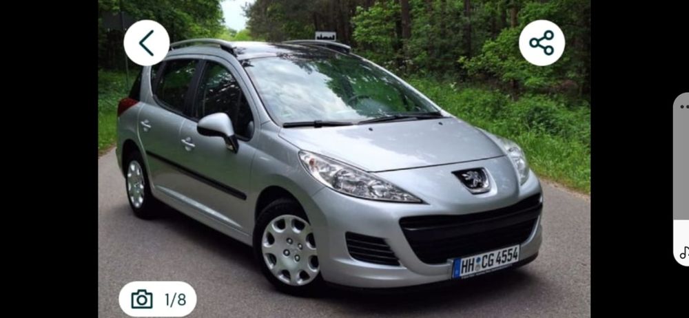 Peugeot*207*sw*lift*2010*gaz*Niemcy