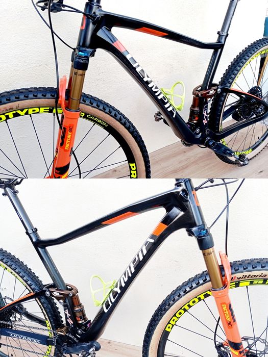 JF-Bikes Bicicletas Olympia F1XZ AXS GX12v Carbono Suspensão total L