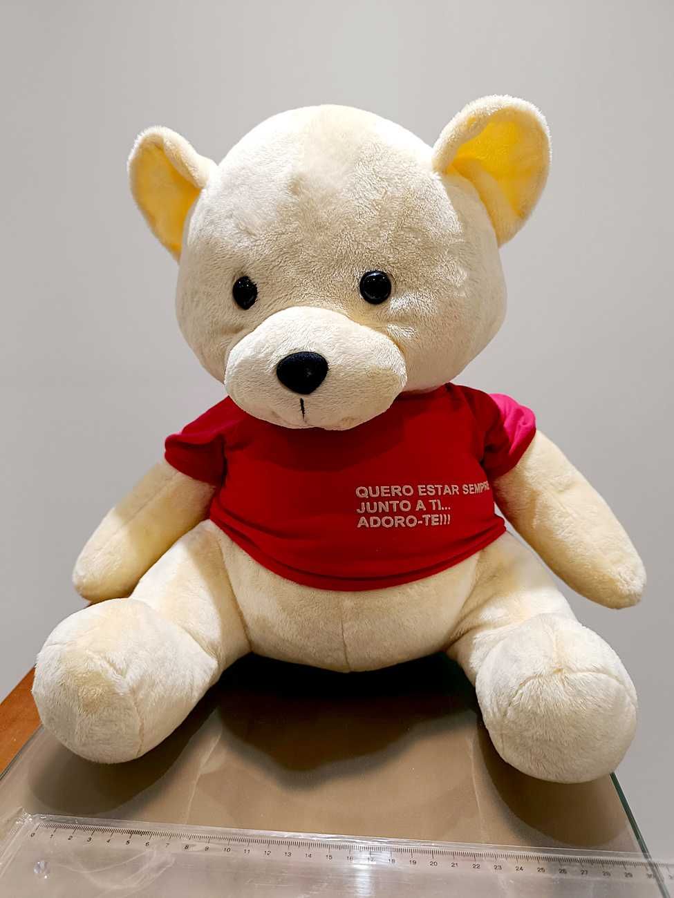 Ursinho de Peluche: "Quero estar sempre junto a ti… ADORO-TE!!!"
