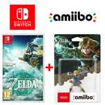 ZELDA Tears of The Kingdom Nintendo Switch + figurka Amiibo Link
