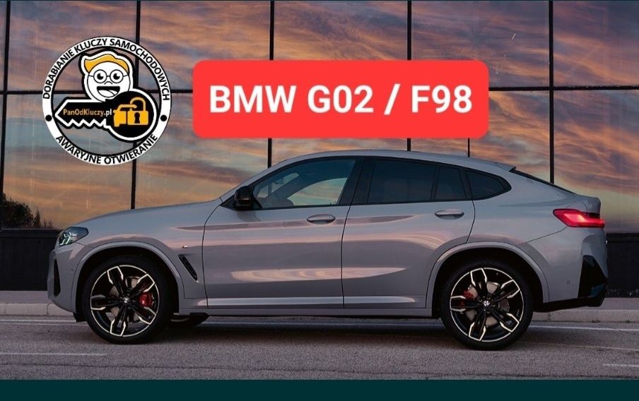Kluczyk kodowanie BMW G01 G02 F97 G30 G08 F90 G11 G38 F98 display key