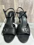 Skórzane sandały Calvin Klein Heel Sandal 85 Relock 39