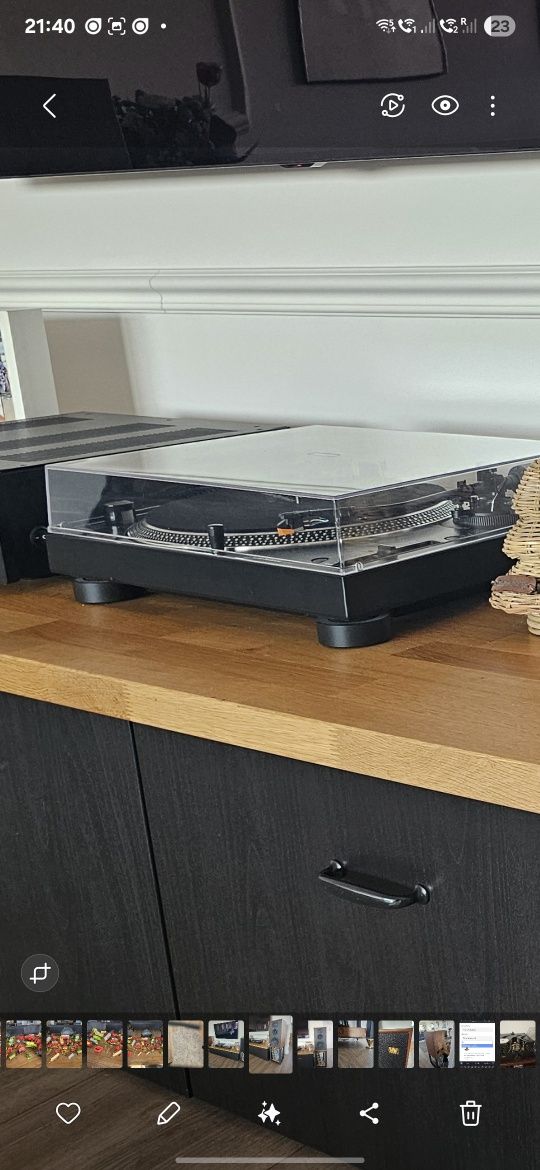 Gramofon Audio-Technica Lp120x usb z AT VMN95E oraz kablem MDPH15