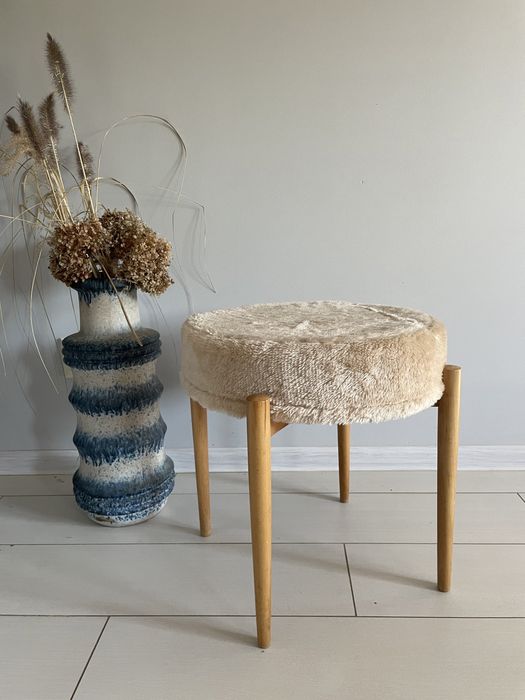 Stołek,podnóżek Skandynawia lata ’70