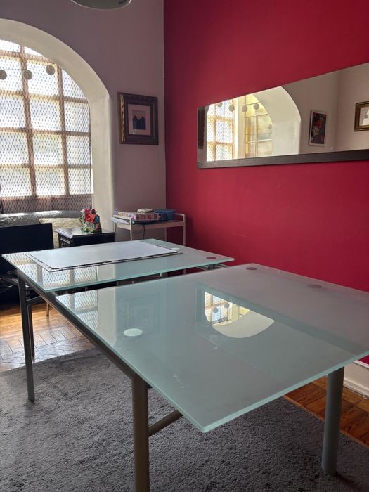 Mesa de Jantar em vidro