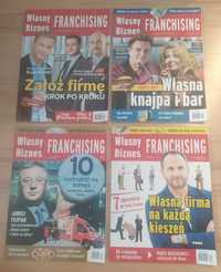 Zestaw 4 różnych numerów - Franchising Własny Biznes - 2015