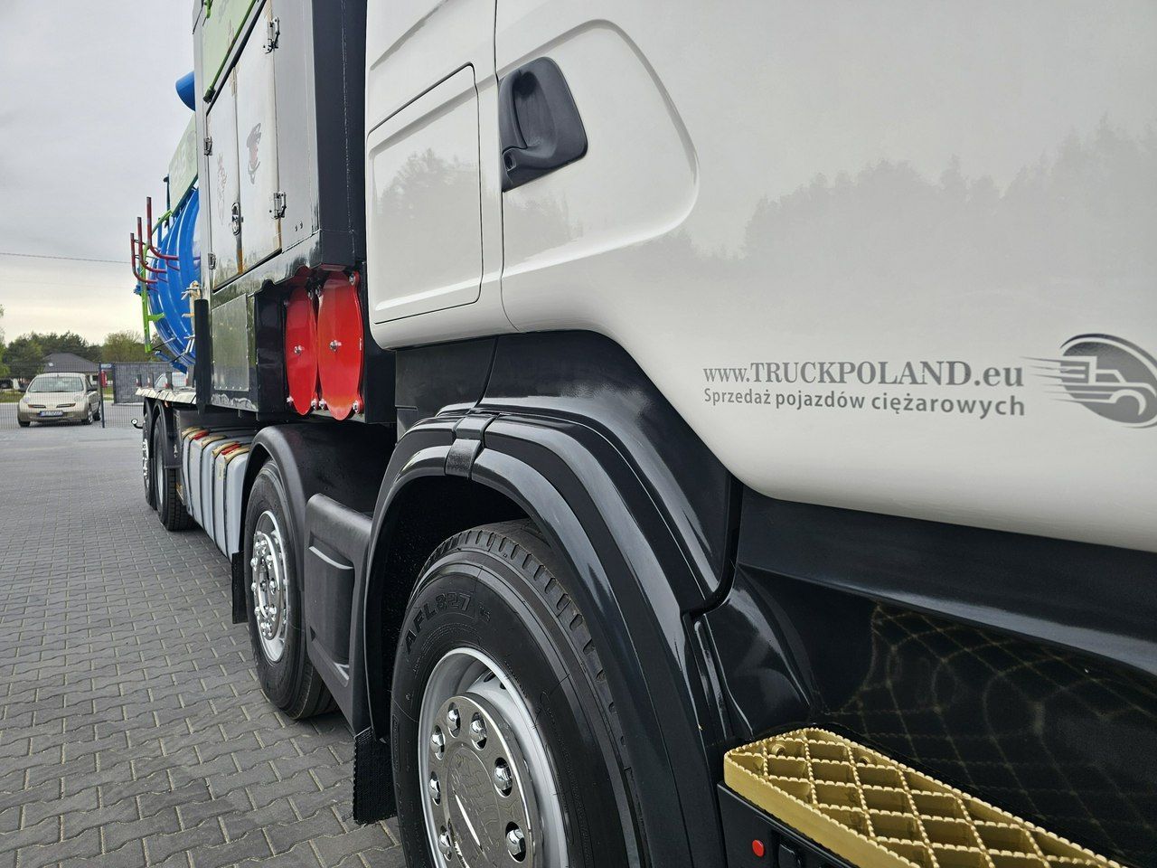 Scania Disab Centurion P210/9 Ładowarka próżniowa ssąca  koparka ssąca substancje sypkie odkurzacz WUKO Saugbagger