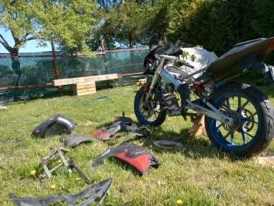 Aprillia rs50  06' Rama na kołach + Silnik Rotax 122