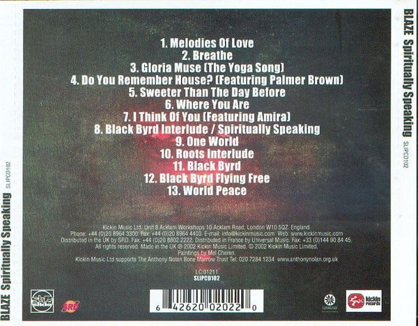 Blaze - Spiritually Speaking [Deep House, Jazzdance, Garage House]