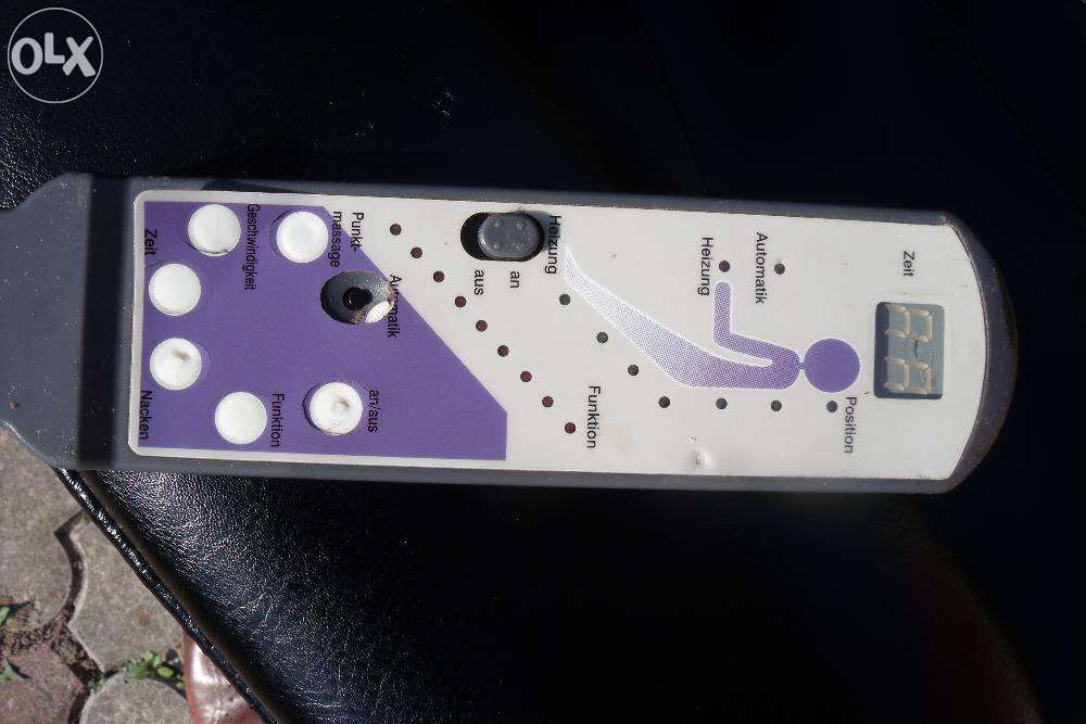 fotel podgrzewany i z masażem