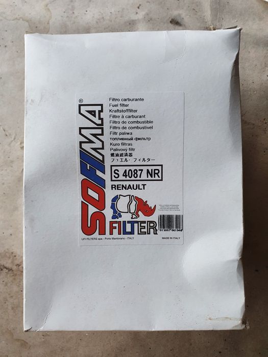 Filtro gasóleo novo Renault clio