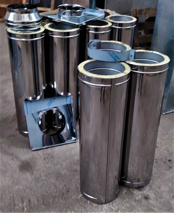 Димохід сендвіч, комін, труби на котел, труба для дымохода, вентіляція