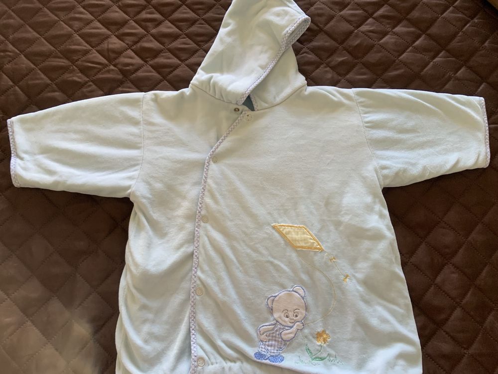 Casaco com gorro para bebé 1/2 anos