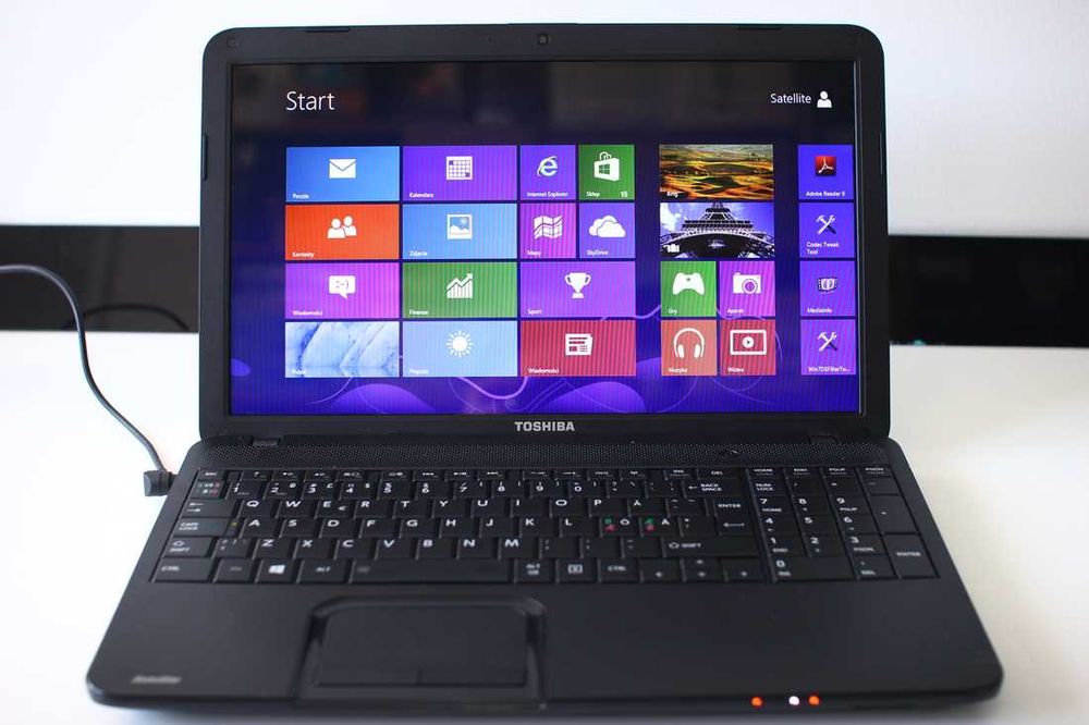 Laptop Toshiba Intel i5 RAM 12GB WiFi Matryca LED 15'6" Gwarancja 12m