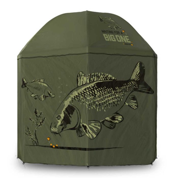 Parasol wedkarski karpiowy ze ściankami bocznymi Delphin BigONE CARP