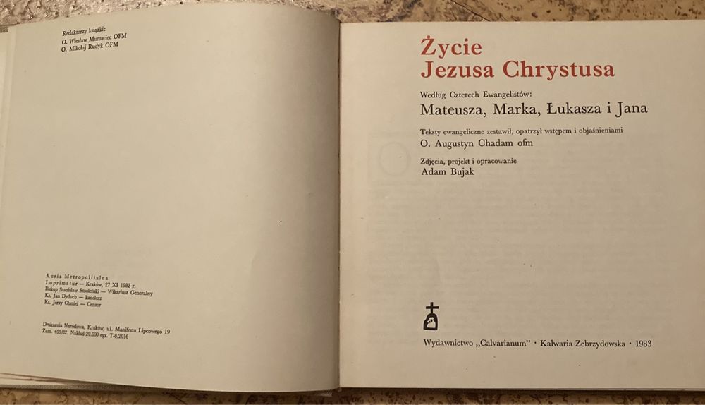 Życie Jezusa Chrystusa OO. Bernardyni