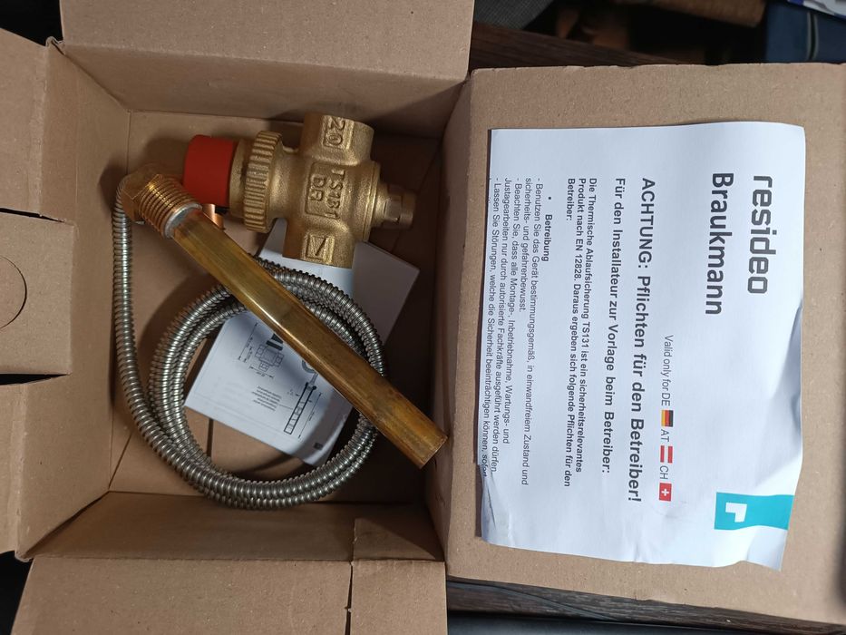 Клапан запобігання перегріву Honeywell TS131-3/4A   95