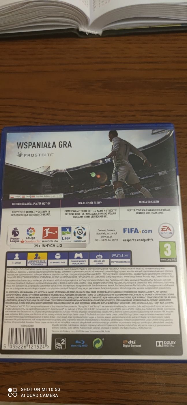 Gra na PS4 FIFA 18