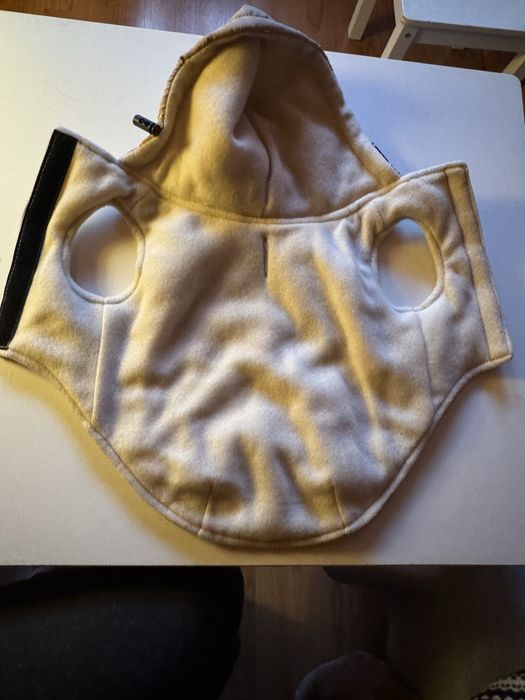 Złota Kurteczka Płaszcz dla Psa z Kapturem rozmiar S