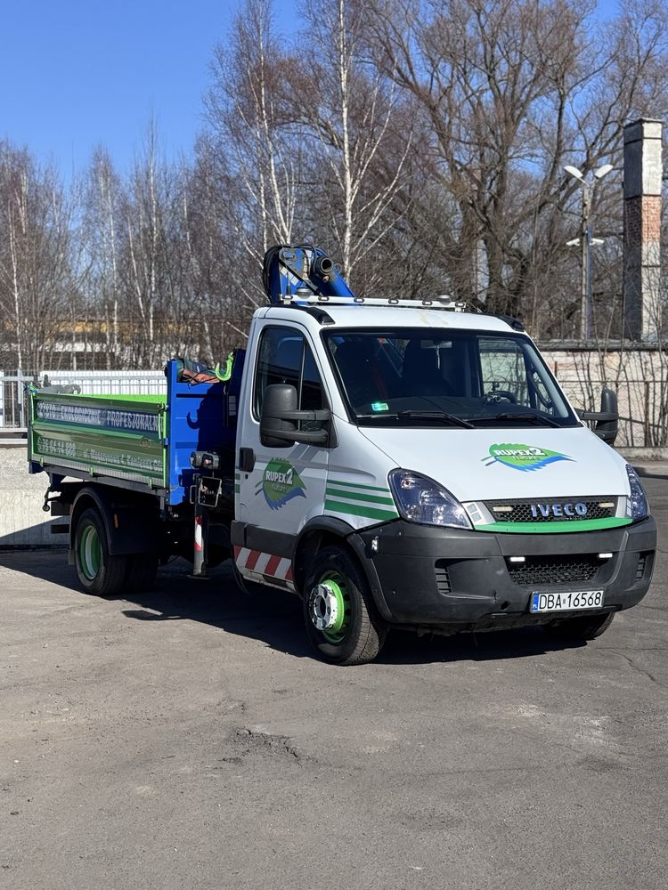 Iveco 65C18 wywrotka hds HIAB 2800kg, wywrot,kiper