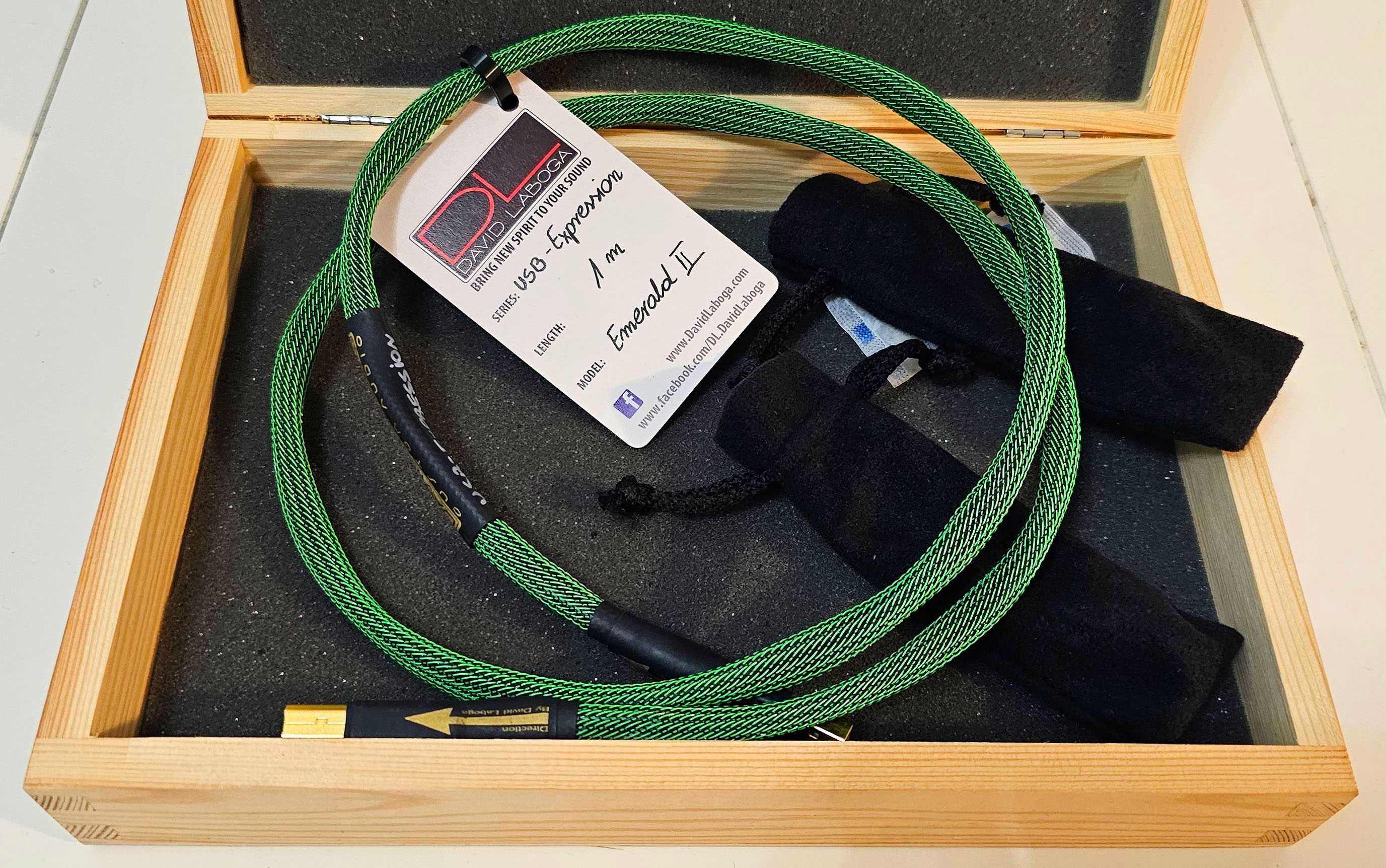 David Laboga Custom Audio Emerald MK2 USB A-B kabel przewód DL
