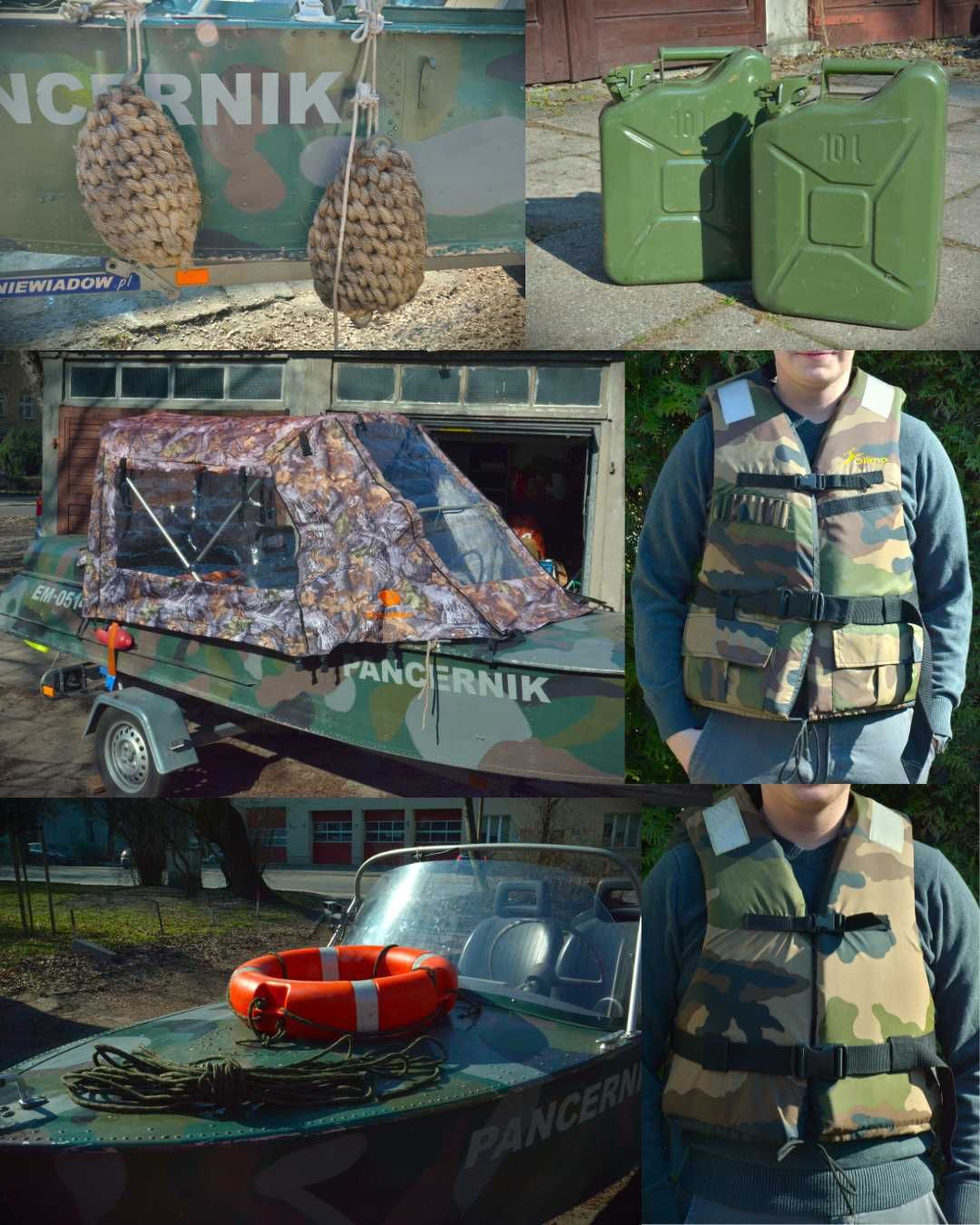 Łódź motorowodna/wodnoodrzutowa typu KAZANKA // UNIKAT