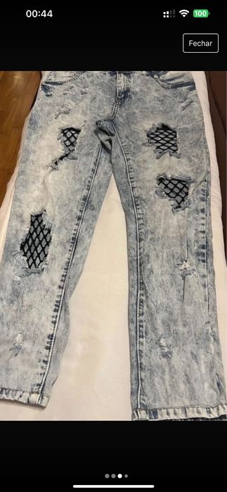 Calças de ganga de mulher