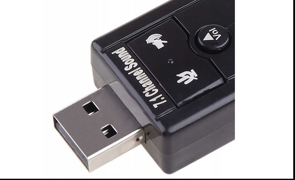 KARTA DŹWIĘKOWA 7.1 Zewnętrzna Adapter USB