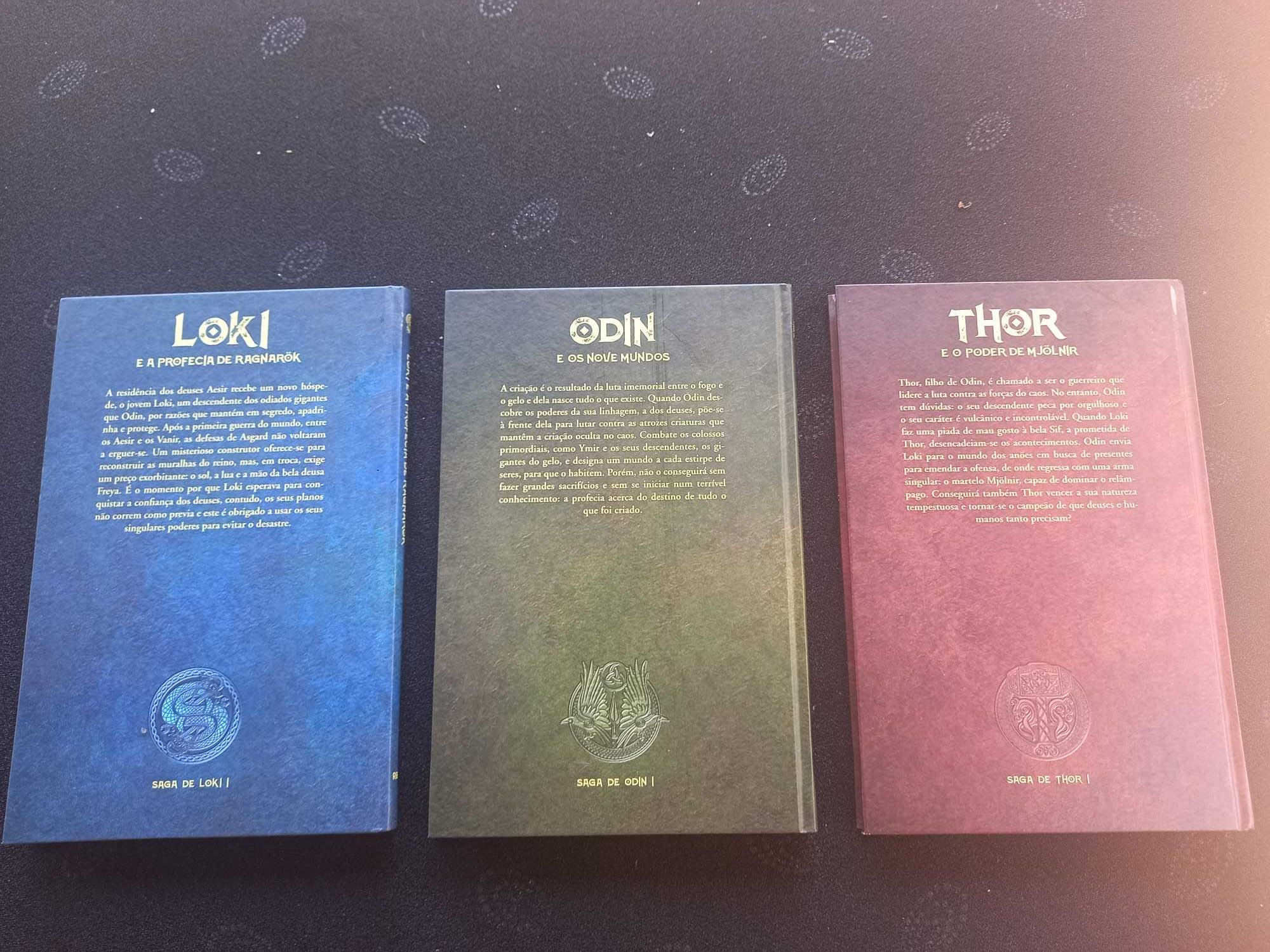 Livros "Loki, Odin e Thor" - Mitologia Nórdica (NOVOS)