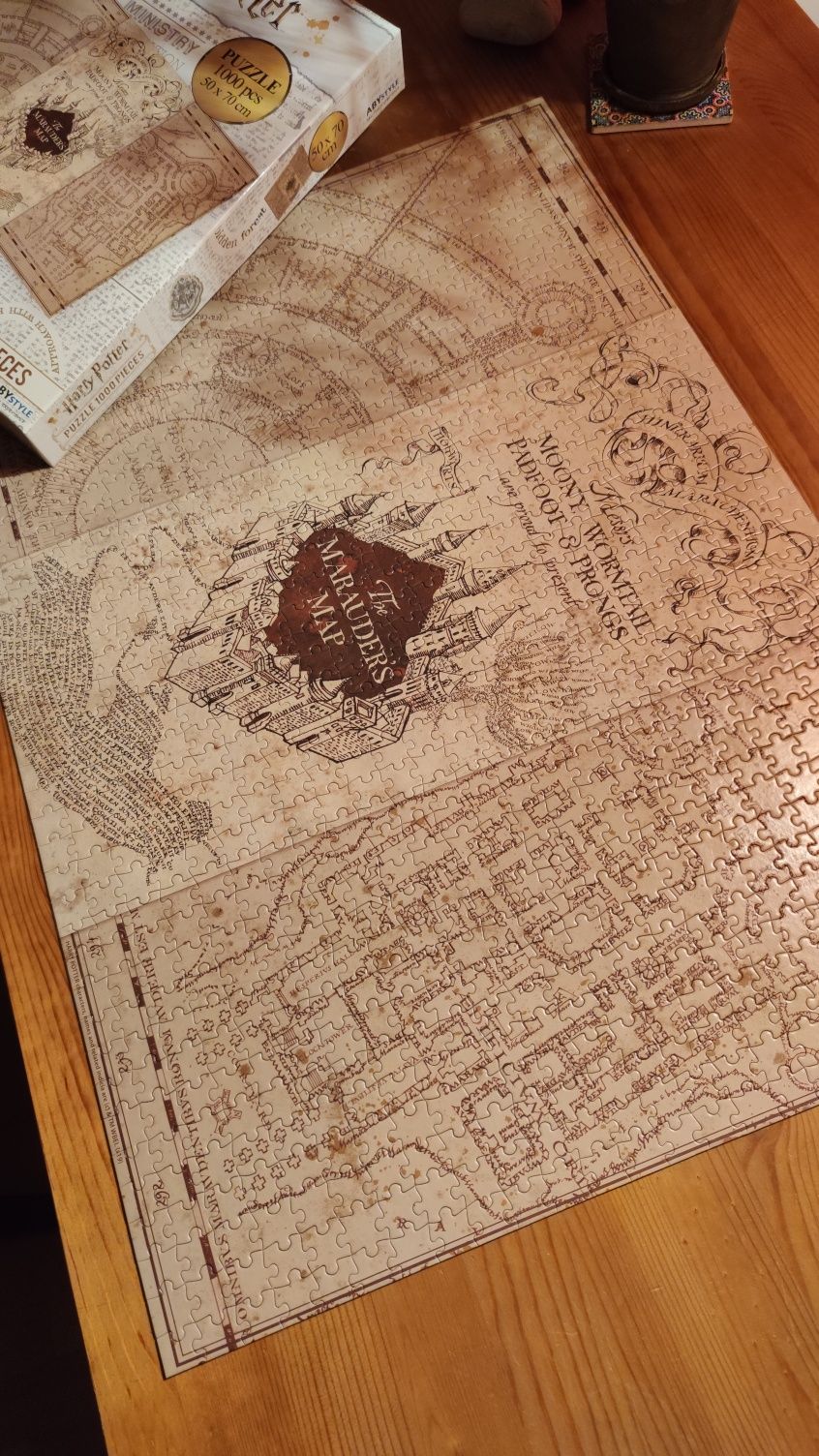 Harry Potter puzzle 1000 Mapa Huncwotów