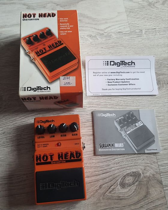 Digitech DHH Hot Head Analog Distortion gitara elektryczna