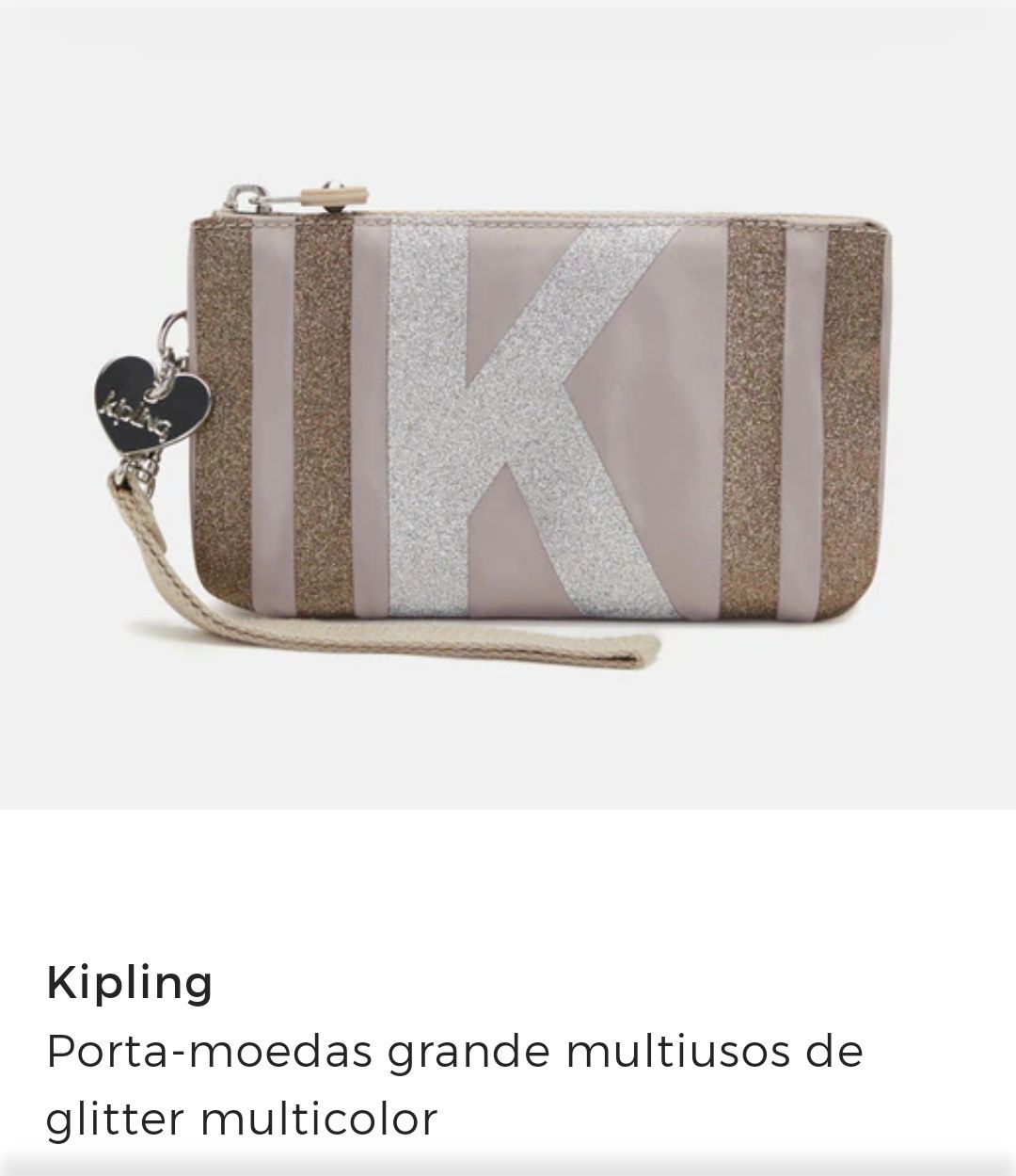 Porta-moedas grande Kipling (novo com etiqueta)