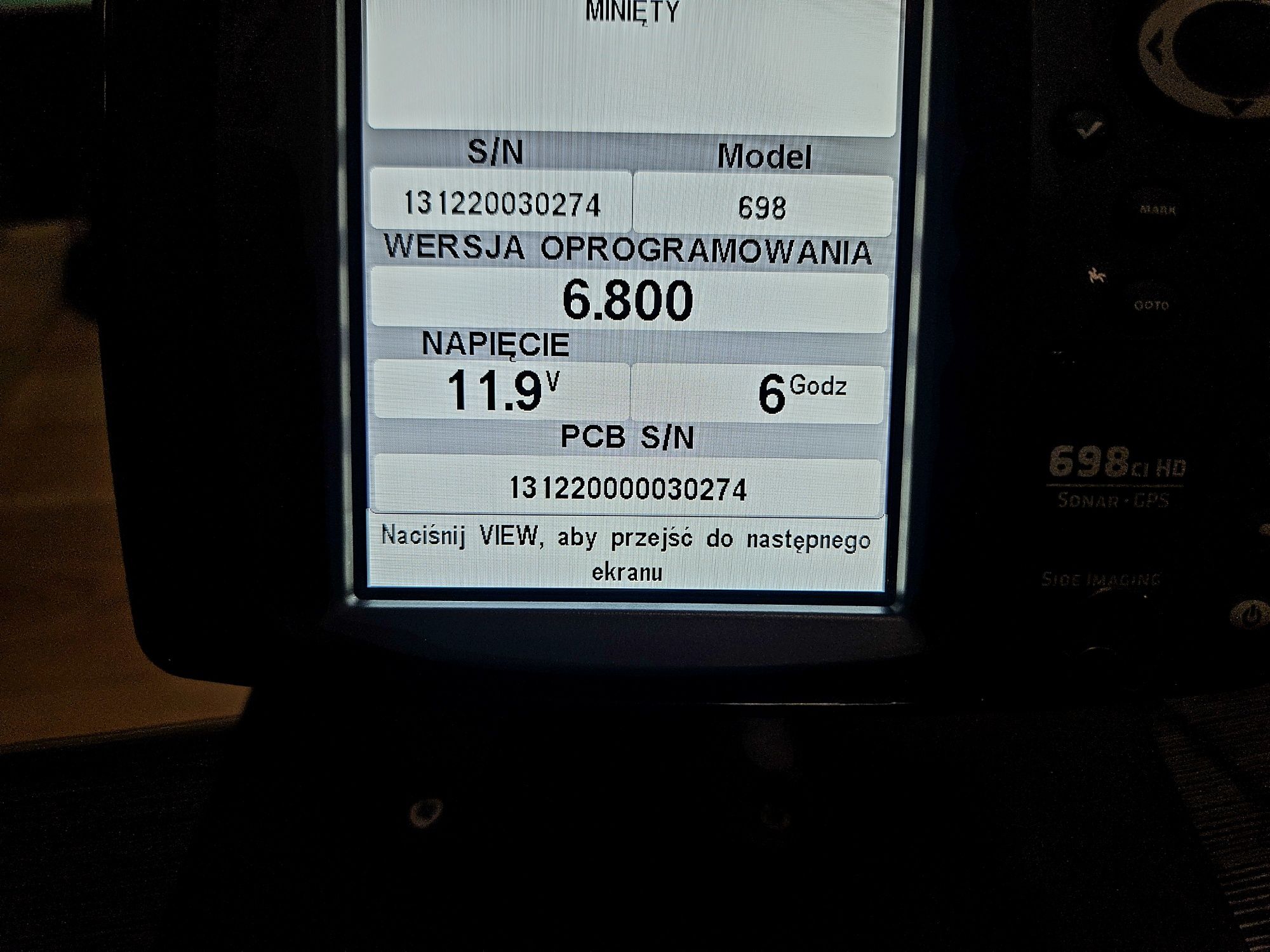 Echosonda wędkarska  humminbird  689 combo do Łodzi  xci hd  si GPS