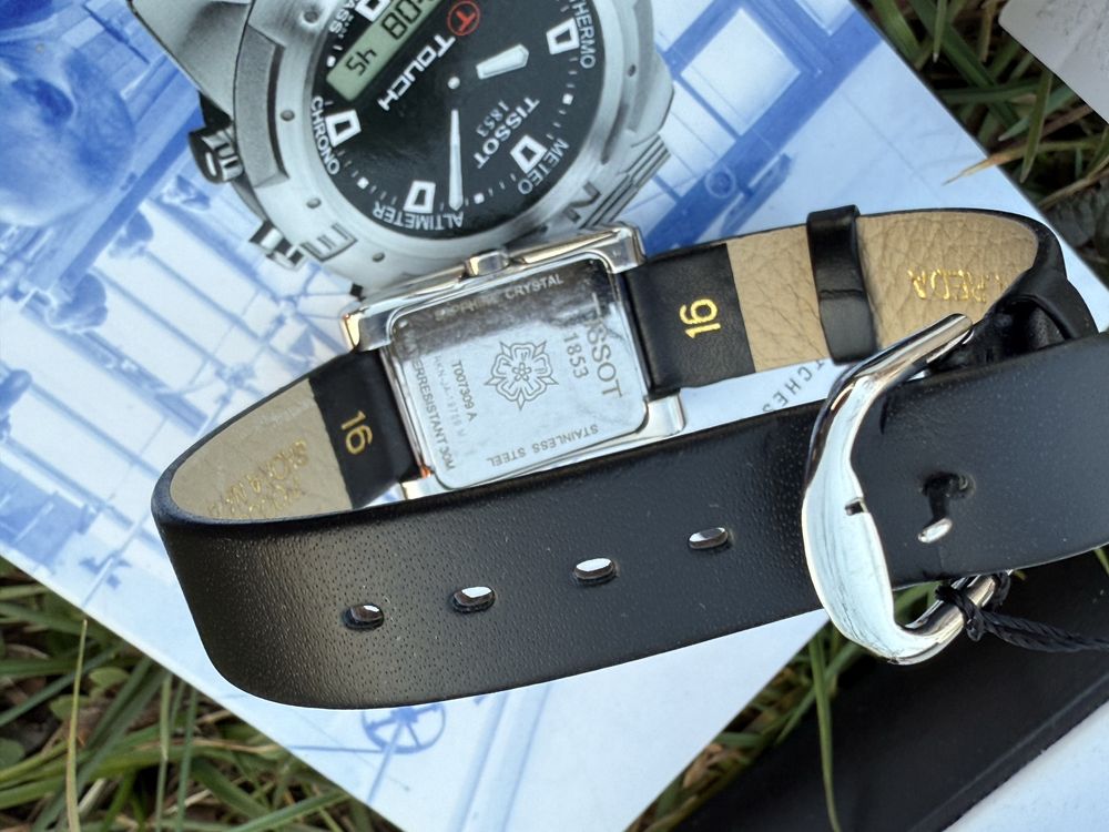 Tissot z masą perłową i diamentami damski jak NOWY